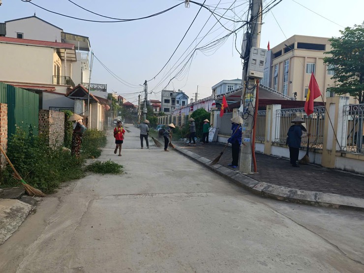 Hội Nông dân xã Tam Hưng ra quân vệ sinh môi trường chào mừng Đại hội MTTQ và các hội đoàn thể- Ảnh 6.