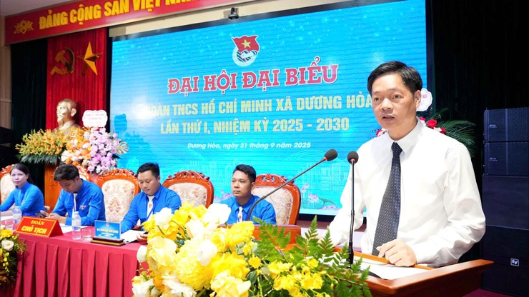 Đại hội Đại biểu Đoàn TNCS Hồ Chí Minh xã Dương Hoà lần thứ I nhiệm kỳ 2025-2030- Ảnh 12.