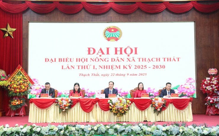 Chúc mừng Đại hội Đại biểu Hội Nông dân xã Thạch Thất lần thứ I, nhiệm kỳ 2025-2030 thành công tốt đẹp
- Ảnh 3.