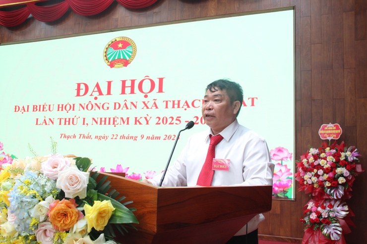 Chúc mừng Đại hội Đại biểu Hội Nông dân xã Thạch Thất lần thứ I, nhiệm kỳ 2025-2030 thành công tốt đẹp
- Ảnh 14.
