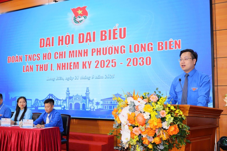 Phường Long Biên tổ chức thành công Đại hội đại biểu Đoàn thanh niên cộng sản Hồ Chí Minh lần thứ I, nhiệm kỳ 2025-2030- Ảnh 6.