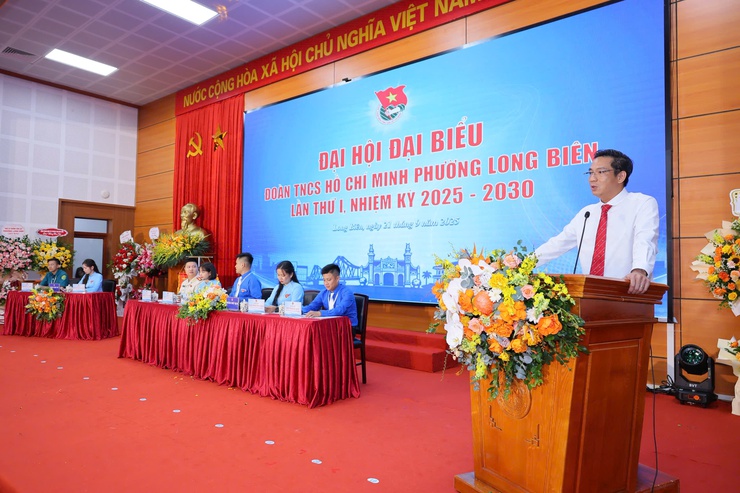 Phường Long Biên tổ chức thành công Đại hội đại biểu Đoàn thanh niên cộng sản Hồ Chí Minh lần thứ I, nhiệm kỳ 2025-2030- Ảnh 7.
