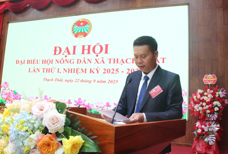 Chúc mừng Đại hội Đại biểu Hội Nông dân xã Thạch Thất lần thứ I, nhiệm kỳ 2025-2030 thành công tốt đẹp
- Ảnh 8.