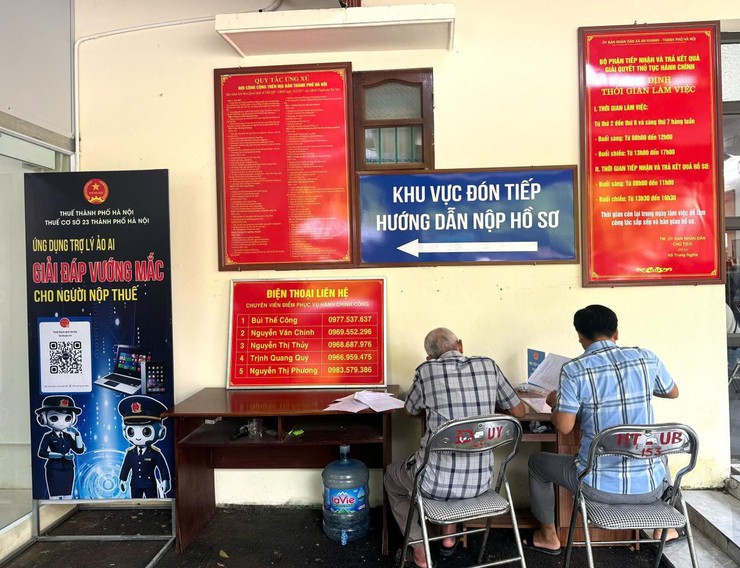 Điểm phục vụ hành chính công An Khánh: Sau gần ba tháng nỗ lực và những chuyển biến tích cực- Ảnh 4.
