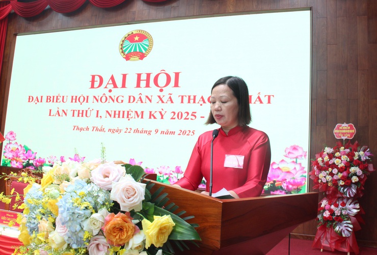Chúc mừng Đại hội Đại biểu Hội Nông dân xã Thạch Thất lần thứ I, nhiệm kỳ 2025-2030 thành công tốt đẹp
- Ảnh 11.