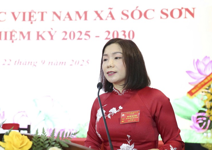 ĐẠI HỘI ĐẠI BIỂU MTTQ VIỆT NAM XÃ SÓC SƠN LẦN THỨ I, NHIỆM KỲ 2025-2030 THÀNH CÔNG TỐT ĐẸP- Ảnh 4.