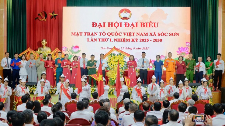 ĐẠI HỘI ĐẠI BIỂU MTTQ VIỆT NAM XÃ SÓC SƠN LẦN THỨ I, NHIỆM KỲ 2025-2030 THÀNH CÔNG TỐT ĐẸP- Ảnh 5.