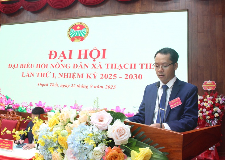 Chúc mừng Đại hội Đại biểu Hội Nông dân xã Thạch Thất lần thứ I, nhiệm kỳ 2025-2030 thành công tốt đẹp
- Ảnh 12.