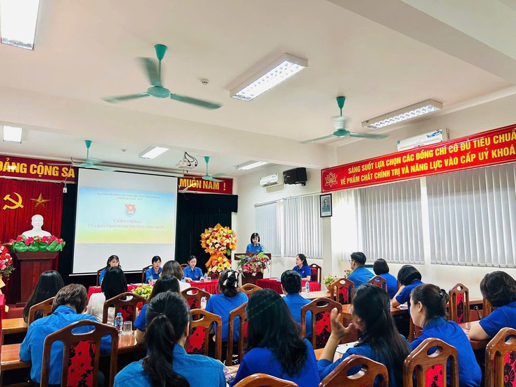 Đoàn TNCS Hồ Chí Minh phường Long Biên hoàn thành 100% đại hội các cơ sở đoàn, chi đoàn trực thuộc nhiệm kỳ mới- Ảnh 2.