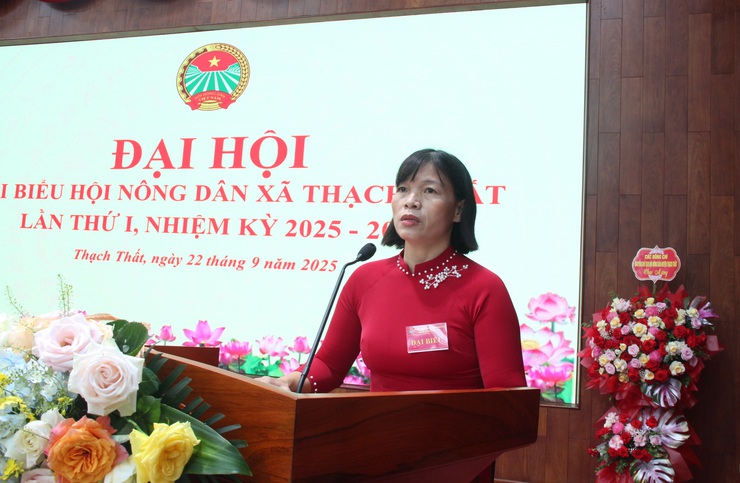 Chúc mừng Đại hội Đại biểu Hội Nông dân xã Thạch Thất lần thứ I, nhiệm kỳ 2025-2030 thành công tốt đẹp
- Ảnh 10.