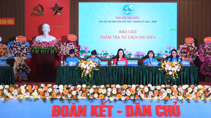 ĐẠI HỘI ĐẠI BIỂU PHỤ NỮ XÃ DÂN HÒA LẦN THỨ I, NHIỆM KỲ 2025 – 2030: Phát huy truyền thống anh hùng, phụ nữ Dân Hòa khát vọng vươn lên trong kỷ nguyên mới- Ảnh 8.