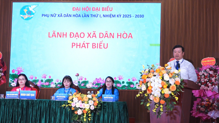 ĐẠI HỘI ĐẠI BIỂU PHỤ NỮ XÃ DÂN HÒA LẦN THỨ I, NHIỆM KỲ 2025 – 2030: Phát huy truyền thống anh hùng, phụ nữ Dân Hòa khát vọng vươn lên trong kỷ nguyên mới- Ảnh 14.