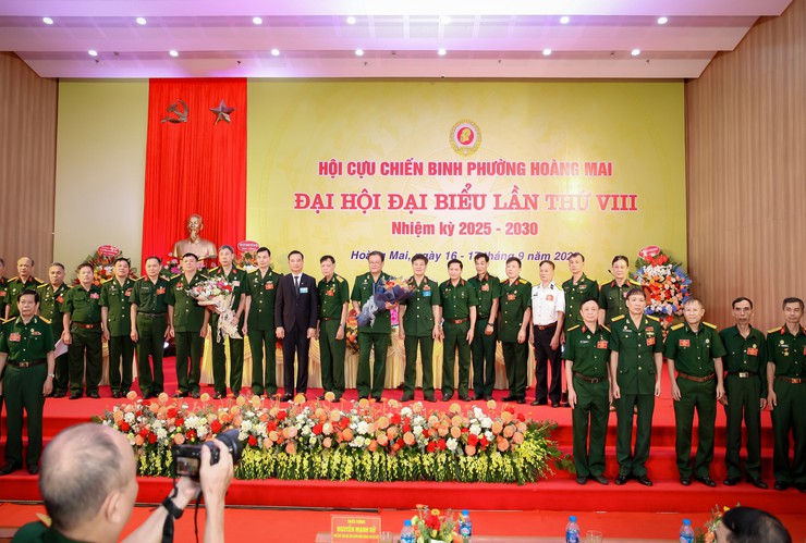 Hội Cựu chiến binh (CCB) phường Hoàng Mai tổ chức Đại hội Đại biểu Hội CCB Phường lần thứ VIII, Nhiệm kỳ 2025-2030.- Ảnh 4.