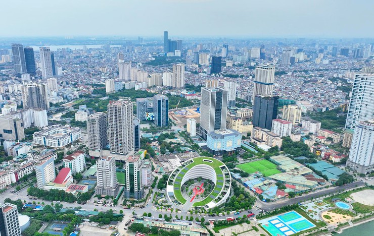 Chào mừng Đại hội đại biểu Đảng bộ thành phố Hà Nội lần thứ XVIII: 
Tiên phong vươn mình cùng dân tộc, Xây dựng Thủ đô văn minh, hiện đại, Nhân dân hạnh phúc- Ảnh 1.