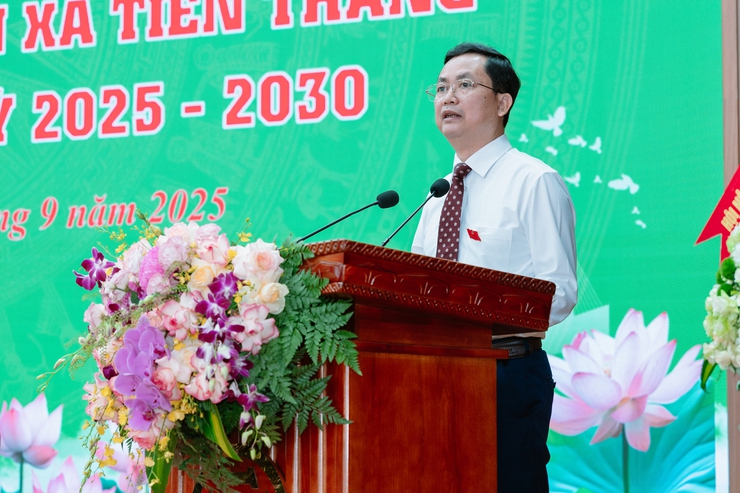 Đại hội đại biểu Hội Nông dân xã Tiến Thắng nhiệm kỳ 2025-2030: Phát huy vai trò chủ thể trong nông nghiệp xanh và nông thôn số- Ảnh 3.