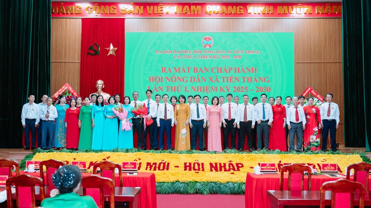 Đại hội đại biểu Hội Nông dân xã Tiến Thắng nhiệm kỳ 2025-2030: Phát huy vai trò chủ thể trong nông nghiệp xanh và nông thôn số- Ảnh 4.