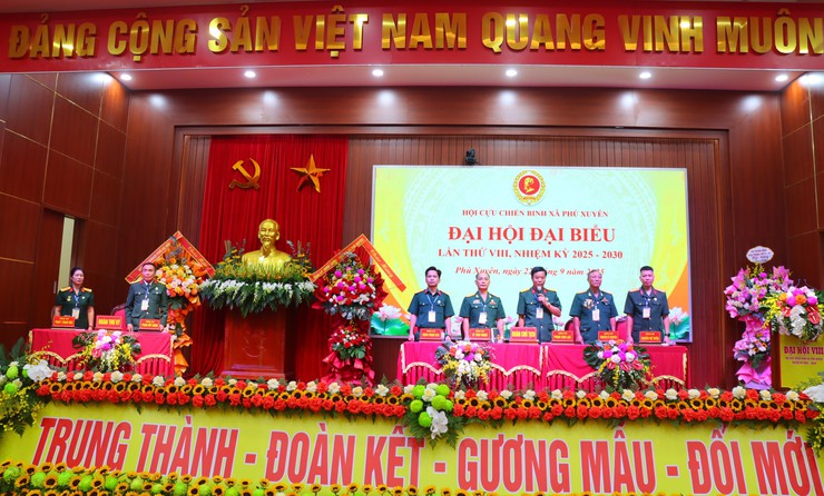 Đại hội đại biểu Hội CCB xã Phú Xuyên lần thứ VIII: Phát huy bản chất “Bộ đội Cụ Hồ”, xây dựng Hội vững mạnh toàn diện- Ảnh 6.