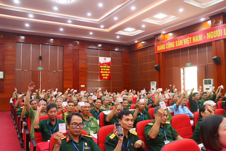 Đại hội đại biểu Hội CCB xã Phú Xuyên lần thứ VIII: Phát huy bản chất “Bộ đội Cụ Hồ”, xây dựng Hội vững mạnh toàn diện- Ảnh 7.