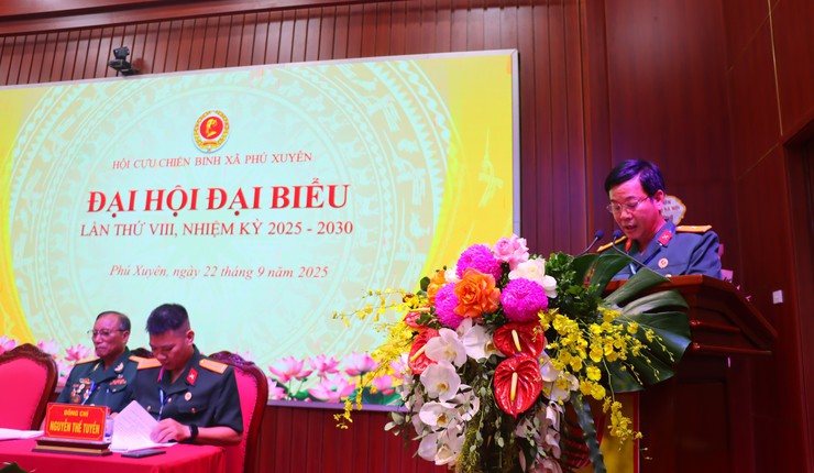 Đại hội đại biểu Hội CCB xã Phú Xuyên lần thứ VIII: Phát huy bản chất “Bộ đội Cụ Hồ”, xây dựng Hội vững mạnh toàn diện- Ảnh 10.