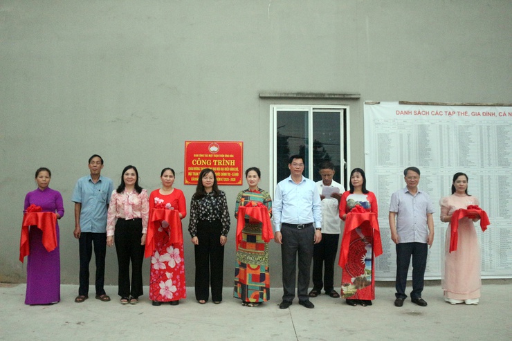 Thôn Ứng Hòa xã Quảng Bị: Khánh thành công trình sân chơi thể dục thể thao ngoài trời- Ảnh 2.
