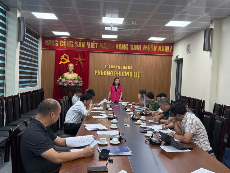Họp Tổ Biên soạn chương trình, đề án công tác của Đảng bộ phường- Ảnh 1.