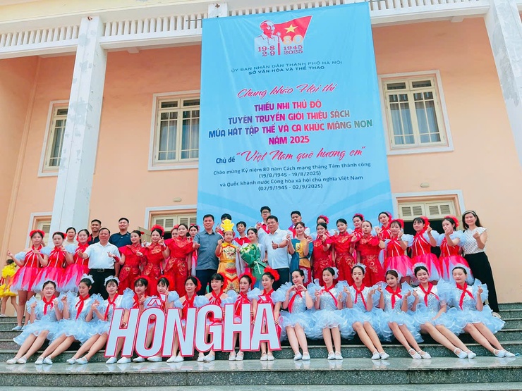 Đội thiếu nhi phường Hồng Hà đạt giải Nhì Chung khảo Hội thi “Thiếu nhi Thủ đô tuyên truyền sách; Múa hát tập thể và Ca khúc măng non” năm 2025- Ảnh 5.