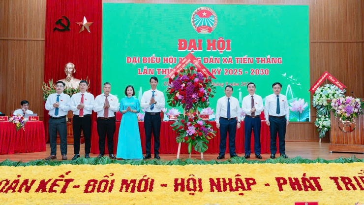 Đại hội đại biểu Hội Nông dân xã Tiến Thắng nhiệm kỳ 2025-2030: Phát huy vai trò chủ thể trong nông nghiệp xanh và nông thôn số- Ảnh 2.