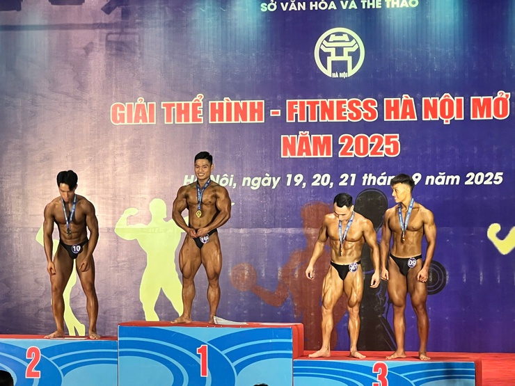Trao giải thưởng Thể hình- Fitness Hà Nội mở rộng 2025- Ảnh 1.