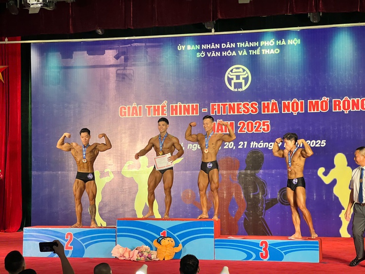 Trao giải thưởng Thể hình- Fitness Hà Nội mở rộng 2025- Ảnh 4.