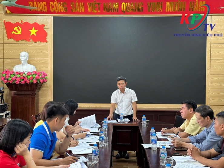 Ủy ban nhân dân xã Kiều Phú đã tổ chức hội nghị nghe báo cáo Kế hoạch tổ chức Đại hội Thể dục Thể thao xã Kiều Phú lần thứ I, năm 2025.- Ảnh 8.