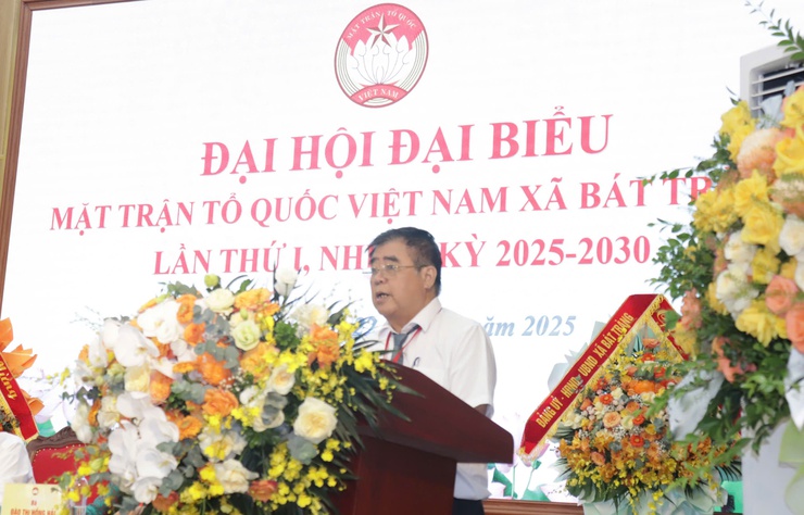 Đại hội đại biểu Ủy ban MTTQ Việt Nam xã Bát Tràng lần thứ I, nhiệm kỳ 2025-2030: Phát huy vai trò nòng cốt trong xây dựng khối đại đoàn kết toàn dân tộc- Ảnh 6.