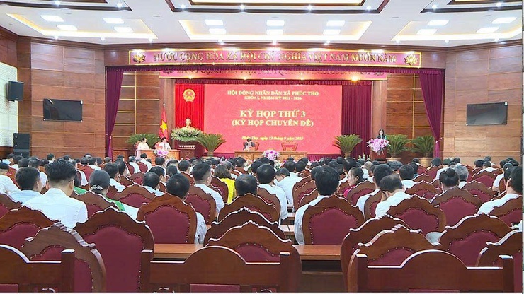 HĐND xã Phúc Thọ tổ chức Kỳ họp thứ 3, khoá I nhiệm kỳ 2021 – 2026- Ảnh 9.