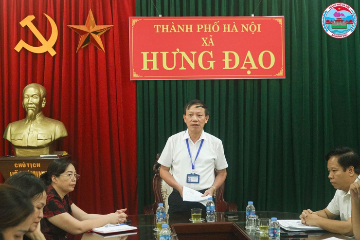 Đảng ủy xã Hưng Đạo tổ chức Hội nghị công bố quyết định về công tác kiểm tra- Ảnh 3.
