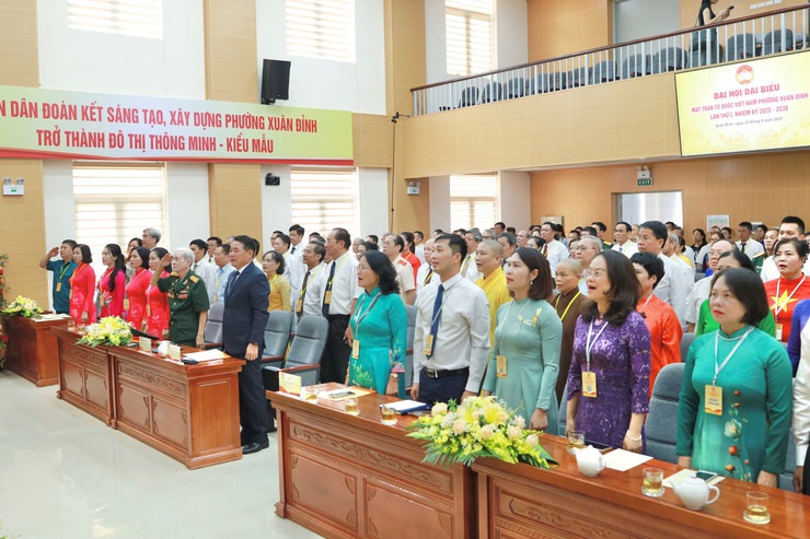 Tổ chức thành công Đại hội MTTQ phường Xuân Đỉnh lần thứ I: Dấu mốc đoàn kết, đổi mới và phát triển- Ảnh 2.