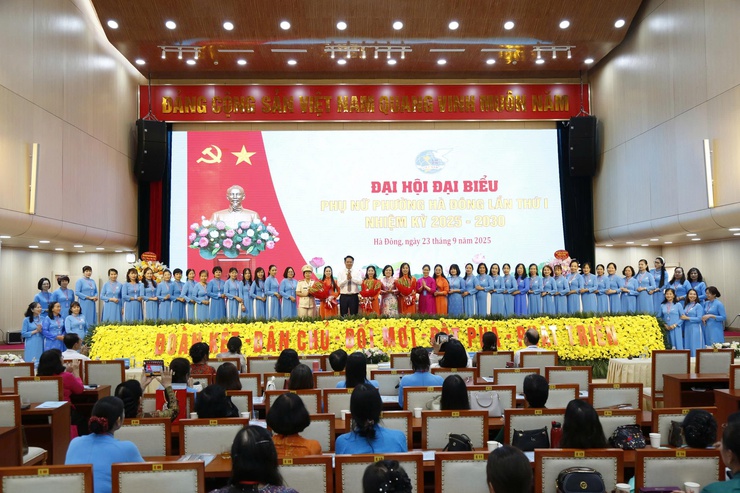 Đại hội đại biểu phụ nữ Phường Hà Đông lần thứ I, nhiệm kỳ 2025- 2030- Ảnh 4.