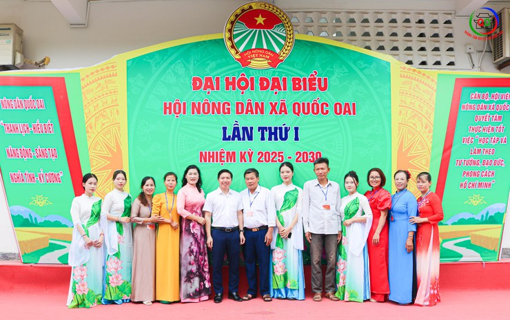 Hội Nông dân xã Quốc Oai “ Đoàn kết – Đổi mới – Hợp tác – Phát triển vì quê hương giàu đẹp, văn minh, hiện đại”- Ảnh 18.