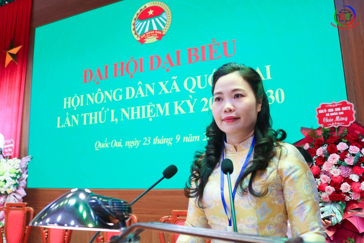Hội Nông dân xã Quốc Oai “ Đoàn kết – Đổi mới – Hợp tác – Phát triển vì quê hương giàu đẹp, văn minh, hiện đại”- Ảnh 7.