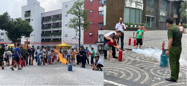 PHƯỜNG LÁNG: TUYÊN TRUYỀN, TRẢI NGHIỆM, THỰC HÀNH CHỮA CHÁY VÀ CỨU NẠN, CỨU HỘ- Ảnh 3.