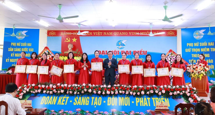  Đại hội đại biểu Phụ nữ xã Suối Hai lần thứ I, nhiệm kỳ 2025 – 2030: chuyển đổi số; bảo vệ môi trường; xây dựng tổ chức Hội vững mạnh.- Ảnh 6.