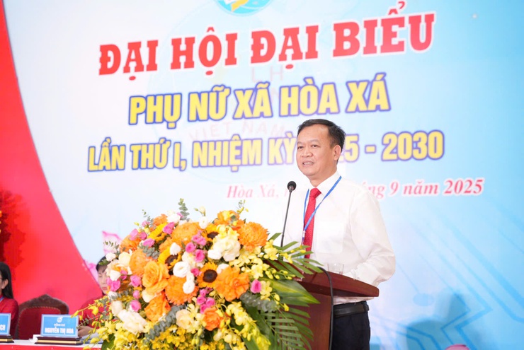 ĐẠI HỘI ĐẠI BIỂU PHỤ NỮ XÃ HÒA XÁ LẦN THỨ I, NHIỆM KỲ 2025 – 2030: KHÁT VỌNG VƯƠN LÊN TRONG KỶ NGUYÊN MỚI- Ảnh 3.