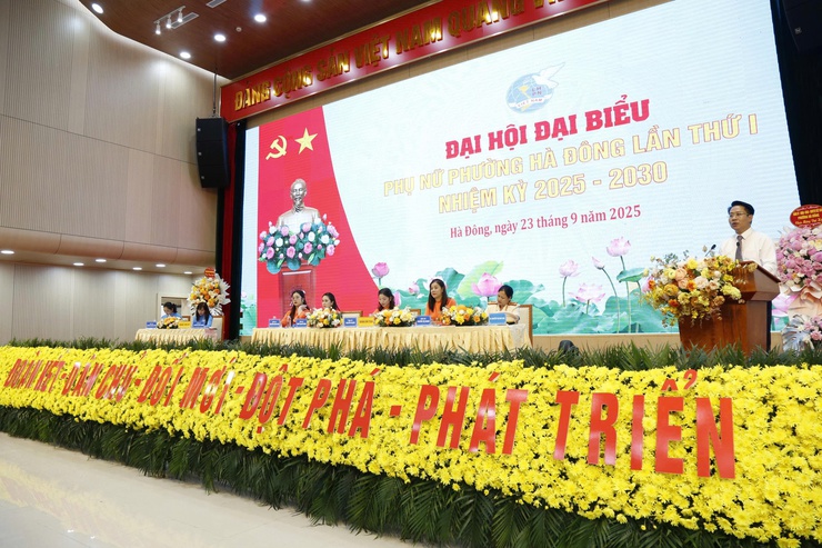 Đại hội đại biểu phụ nữ Phường Hà Đông lần thứ I, nhiệm kỳ 2025- 2030- Ảnh 3.
