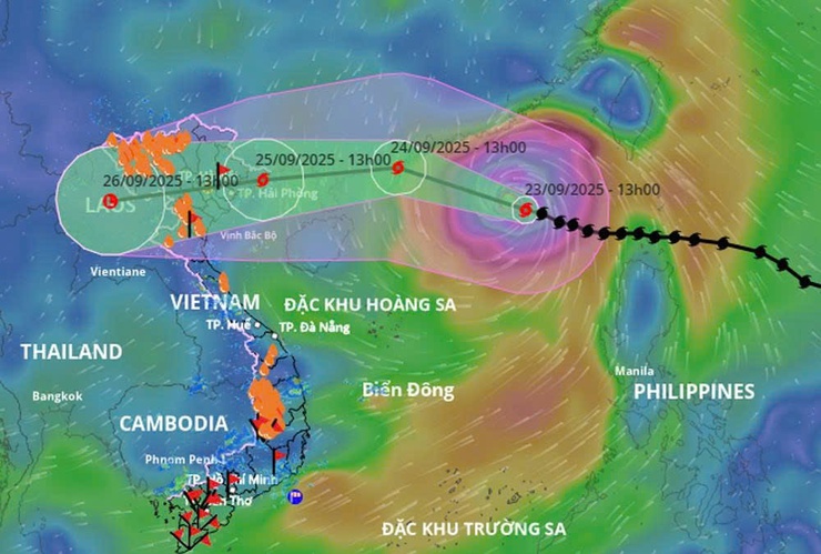 Bản tin bão số 9 Ragasa- Ảnh 1.