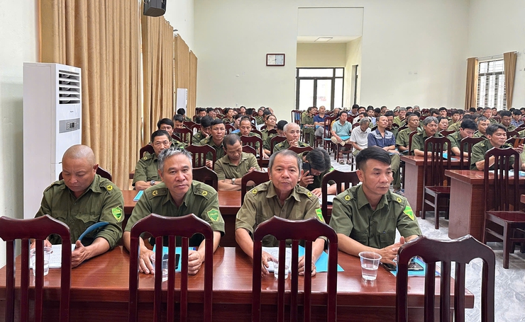 Công an xã Ứng Hoà tổ chức tập huấn cho lực lượng ANTT ở cơ sở.- Ảnh 2.