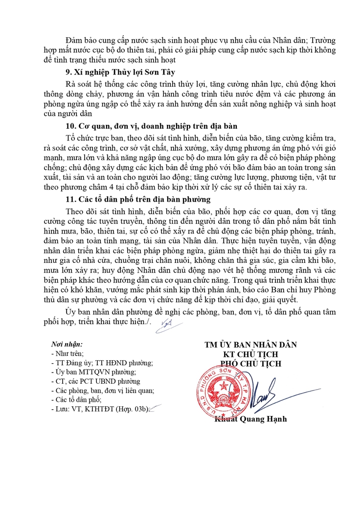 Thông báo về việc chủ động ứng phó với diễn biến cơn bão số 9 (bão Ragasa)- Ảnh 3.