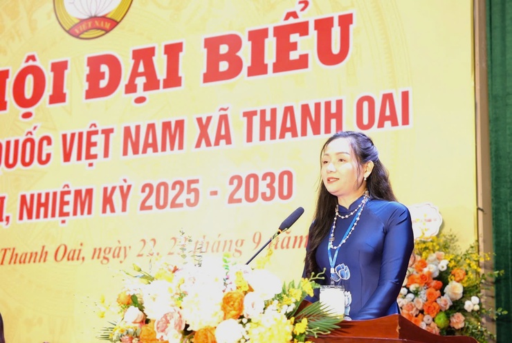 Đại hội UBMTTQ Việt Nam xã Thanh Oai lần thứ I, nhiệm kỳ 2025 - 2030: Xây dựng khối đại đoàn kết toàn dân vững mạnh- Ảnh 3.