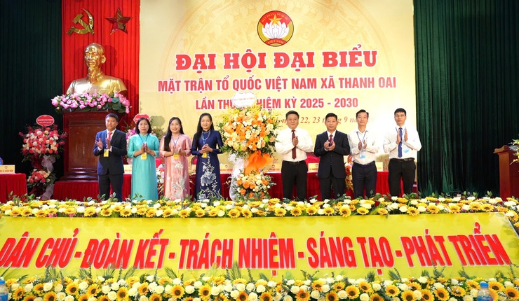 Đại hội UBMTTQ Việt Nam xã Thanh Oai lần thứ I, nhiệm kỳ 2025 - 2030: Xây dựng khối đại đoàn kết toàn dân vững mạnh- Ảnh 10.