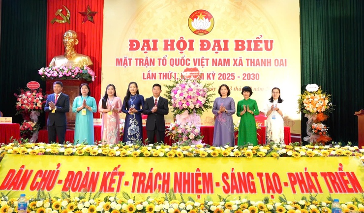 Đại hội UBMTTQ Việt Nam xã Thanh Oai lần thứ I, nhiệm kỳ 2025 - 2030: Xây dựng khối đại đoàn kết toàn dân vững mạnh- Ảnh 8.