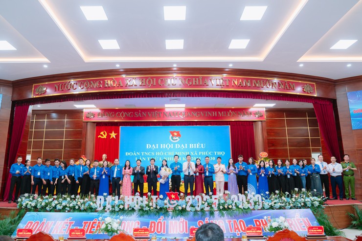 Dấu ấn Đại hội Đoàn TNCS Hồ Chí Minh xã Phúc Thọ lần thứ I, nhiệm kỳ 2025 - 2030- Ảnh 4.