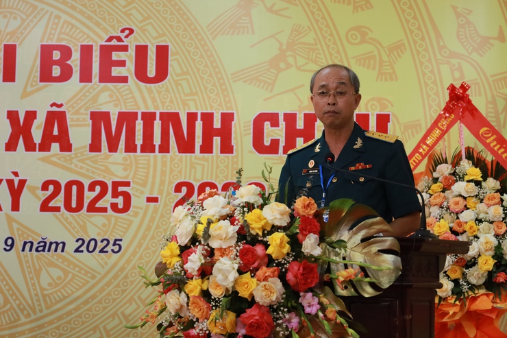 Đại hội Hội Cựu chiến binh xã Minh Châu lần thứ VIII, nhiệm kỳ 2025 – 2030: Phát huy truyền thống “Bộ đội Cụ Hồ”, xây dựng quê hương Xanh – Văn minh – Hạnh phúc- Ảnh 4.