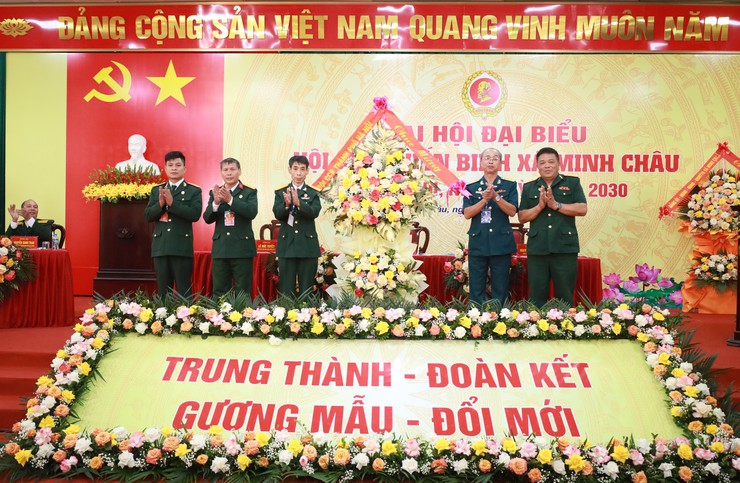 Đại hội Hội Cựu chiến binh xã Minh Châu lần thứ VIII, nhiệm kỳ 2025 – 2030: Phát huy truyền thống “Bộ đội Cụ Hồ”, xây dựng quê hương Xanh – Văn minh – Hạnh phúc- Ảnh 3.